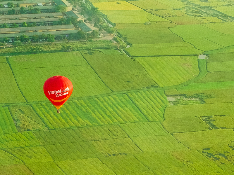 khinh khí cầu Vietjet Air